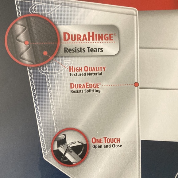 Avery 1” Clear Cover, Heavy Duty Binders (2 pack) - Picture 5 of 8